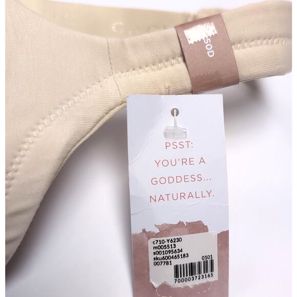 Cacique Full Coverage Bra 50D Beige Cotton Blend Underwire Lightly Lined NEW NWT - Picture 11 of 11